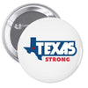 Texas Strong Harvey Texas Graphic T-Shirt Pin-back button