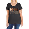 nevertheless she persists Ladies Curvy T-Shirt