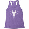 tuxedo fancy dress funny Racerback Tank