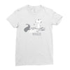 nuke the whales Ladies Fitted T-Shirt