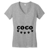 loco coco Women's V-Neck T-Shirt
