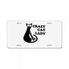 crazy cat lady License Plate