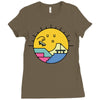 Sun Skate Ladies Fitted T-Shirt