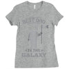 Best Dad in The Galaxy Ladies Fitted T-Shirt