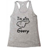 i'm with goofy t shirt mickey mouse t shirt disney shirt walt disney t Racerback Tank