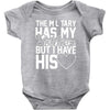 military has my soldier i have his heart Baby Onesie