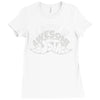 i have an awesome moustache Ladies Fitted T-Shirt