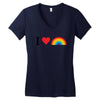 I Love Lgbt Women's V-Neck T-Shirt