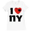 east coast escape Ladies Fitted T-Shirt