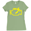 check engine light Ladies Fitted T-Shirt