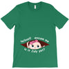 July Peeking Out Baby Girl T-Shirt