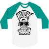 hip hop face 3/4 Sleeve Shirt