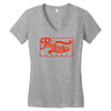 prelude records Women's V-Neck T-Shirt