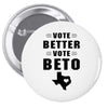 vote beto Pin-back button