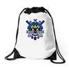 hit reset Drawstring Bags