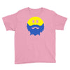bearded smiley face Youth Tee