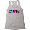 scream 3d Racerback Tank