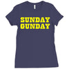 sunday gunday Ladies Fitted T-Shirt