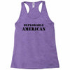 deplorable american Racerback Tank
