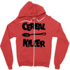 cereale tueur cuillere Zipper Hoodie