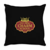 charm school Throw Pillow