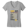 Gemini Facts Servings Per Container Women's V-Neck T-Shirt