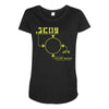scouter saiyan Maternity Scoop Neck T-shirt