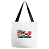 pizza is my valentine Tote Bags