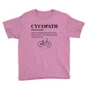 Cycopath Noun Youth Tee
