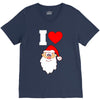 i love santa noel V-Neck Tee
