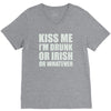 kiss me i'm drunk or irish V-Neck Tee