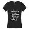 womens rights are human rights Women's V-Neck T-Shirt