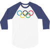olympic rings 3/4 Sleeve Shirt