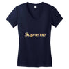 gold premium Women's V-Neck T-Shirt
