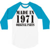 made in 1971 original parst 3/4 Sleeve Shirt