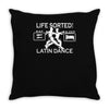 ballroom dancing Throw Pillow