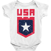 land of the free Baby Bodysuit