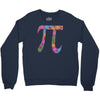 spring pi tshirts  flowery colorful pi day gifts Crewneck Sweatshirt