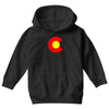 colorado flag Youth Hoodie