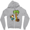 part time job   coconut farm Zipper Hoodie