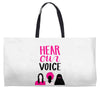 Women's March Hear Our Voice Weekender Totes