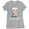 puncha yo buns Ladies Fitted T-Shirt