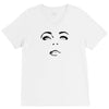 girl eye face black V-Neck Tee