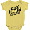 worlds okayest boyfriend Baby Onesie