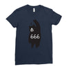 Black Bear Metal Ladies Fitted T-Shirt