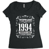 vintage made in 1994 perfectly aged a living legend Women's Triblend Scoop T-shirt