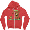 me and mr Zipper Hoodie