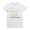 devil Ladies Fitted T-Shirt