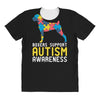 boxers support autism awareness All Over Women's T-shirt