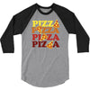 pizza forever 3/4 Sleeve Shirt